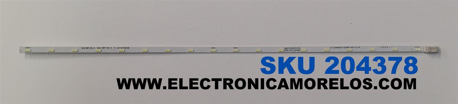 LED PARA TV VIZIO ORIGINAL 1 PIEZA / NUMERO DE PARTE JL.E23692414-202BS-R7P-M-HF / 62/6F/6-1 / 64/5F/6-1 C / D180808 / PANEL V236BJ1-LEZ REV.C1 / MODELO D24H-G9