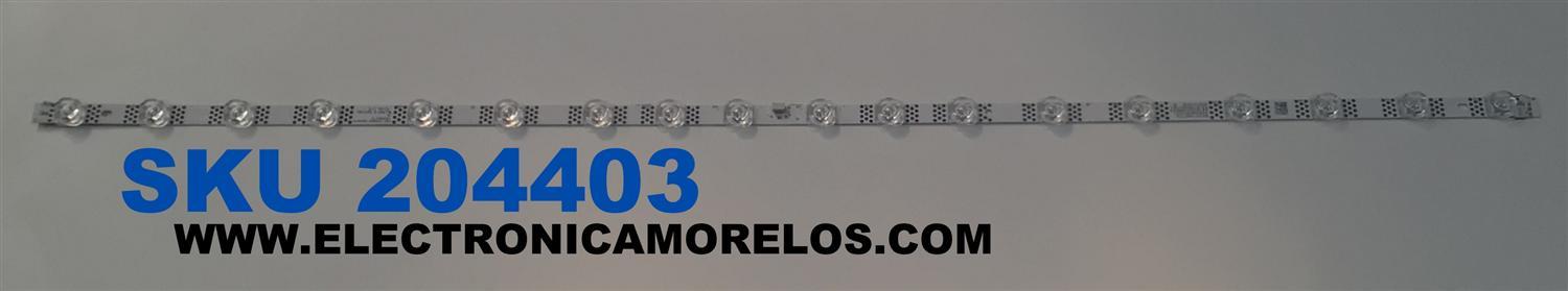 LED PARA TV TCL ORIGINAL 1 PIEZA / NUMERO DE PARTE 43S11-ZX3030A1-18X1KW-V4-20220810-TJ / B0101-000776 / 4628063A1 / 43S11-CKD A / PANEL LVU430NDEL / MODELO 43S451