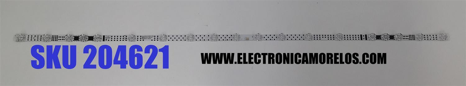 LED ORIGINAL PARA TV TCL 1 PIEZA  / NUMERO DE PARTE 50HR332M19N02 V4 / 50S11 PR0 19X1-D07 / N0101-000269 / PANEL LVU500NDAL / DISPLAY CV500U2-L02 REV:01 / MODELO 50G31 / 50S451