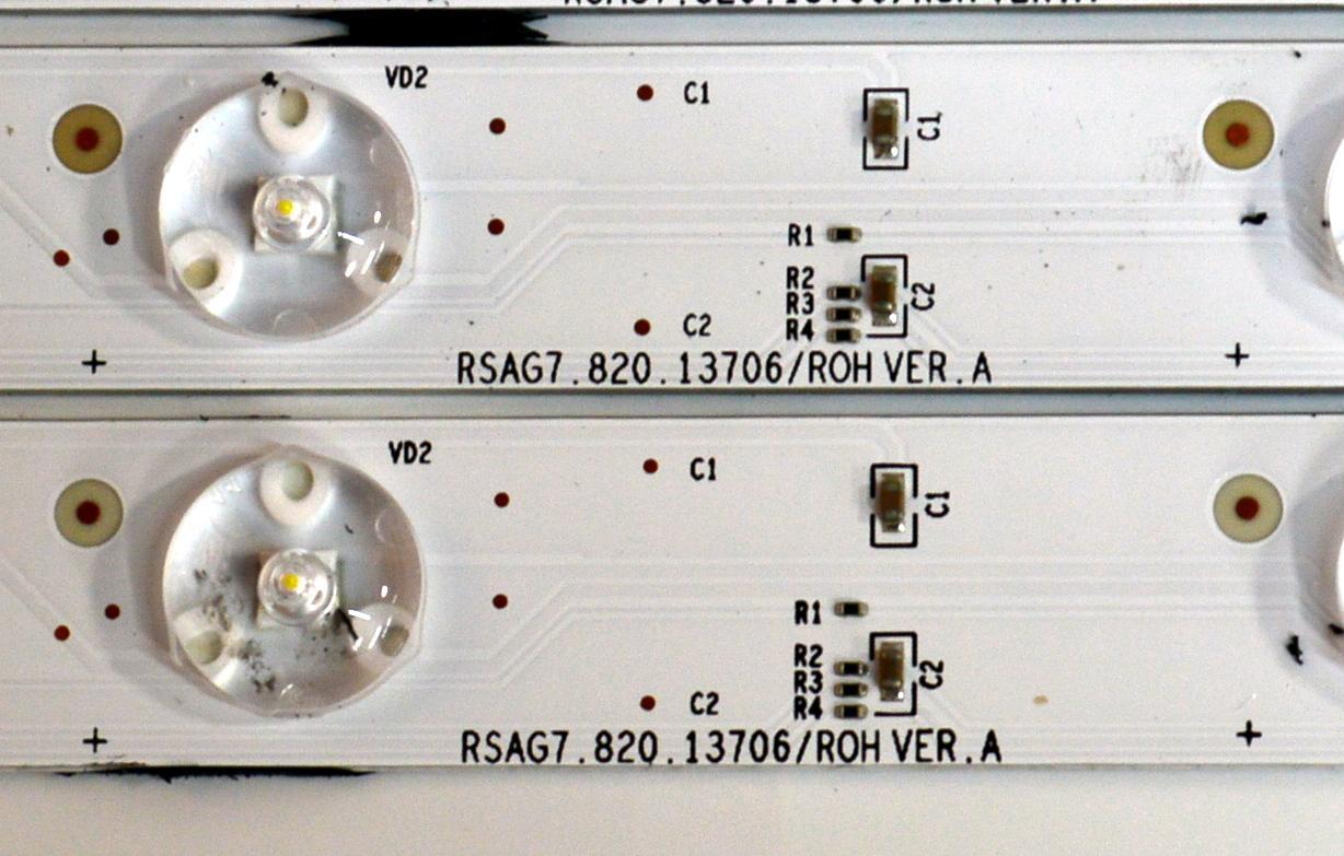 KIT DE LEDS ORIGINAL PARA TV HISENSE 32 PIEZAS / NUMERO DE PARTE BK75E7KA / CRH-BK75E7KA3030T321636W-REV1.2 / HD750H3U62-TALDKCM2B1 / 2023063002 / RSAG7.820.13706/ROH VER.A / 24087X / 27904200 / PANEL HD750H3U73-T0LN / DISPLAY HV750QUB-E94 / MODELO 75U75N - Imagen 3
