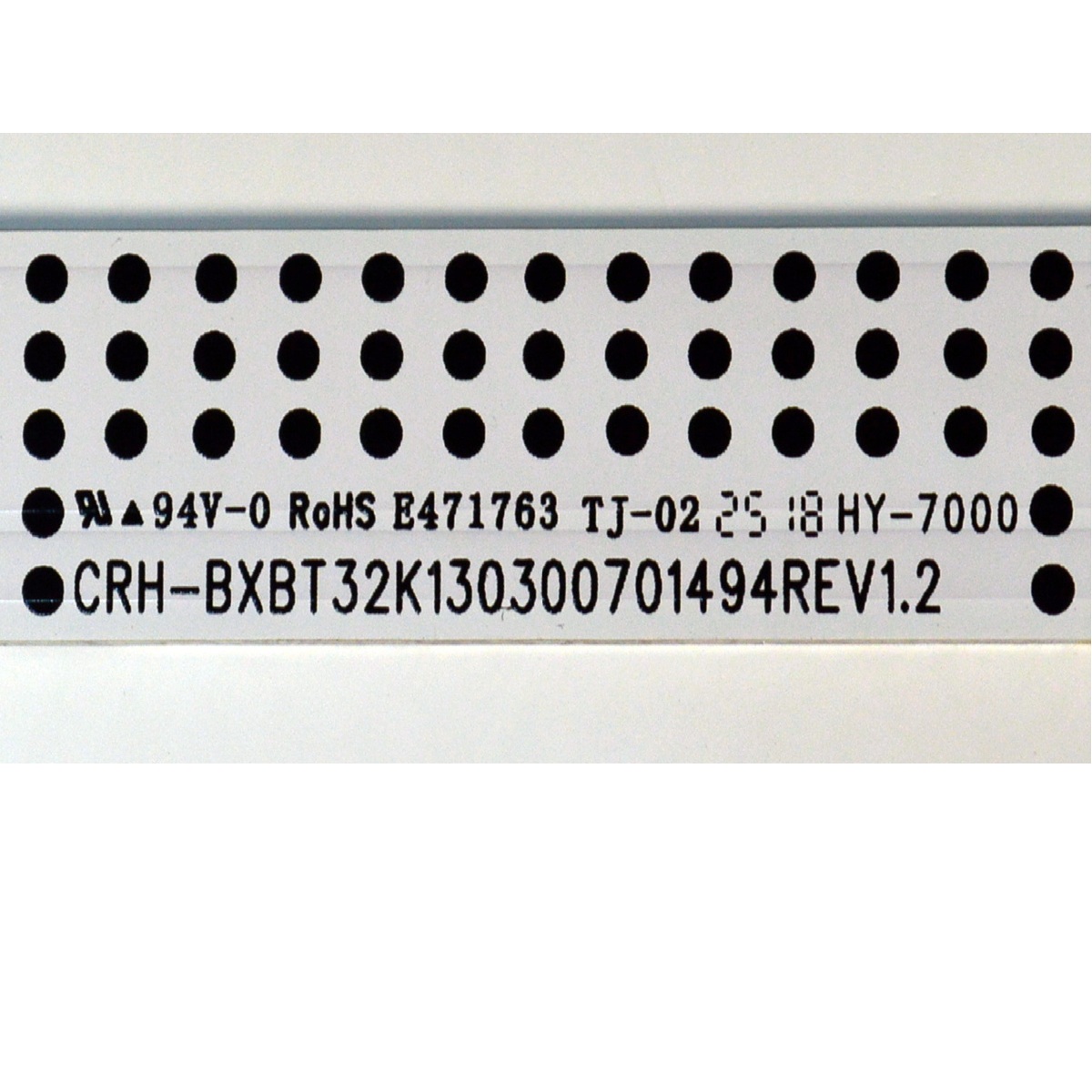 LED ORIGINAL PARA TV HISENSE 1 PIEZA / NUMERO DE PARTE SVH320F97 / CRH-BXBT32K130300701494REV1.2 / BD315K1H01-T0L1/20241010/SVH320F97 / 1410564/AHWG2 / PANEL JHD315K1H61-T0L5 / DISPLAY PT320AT02-5 VER.1.1 / MODELO 32A4NV / 32A4NV 32A40QUV - Imagen 2