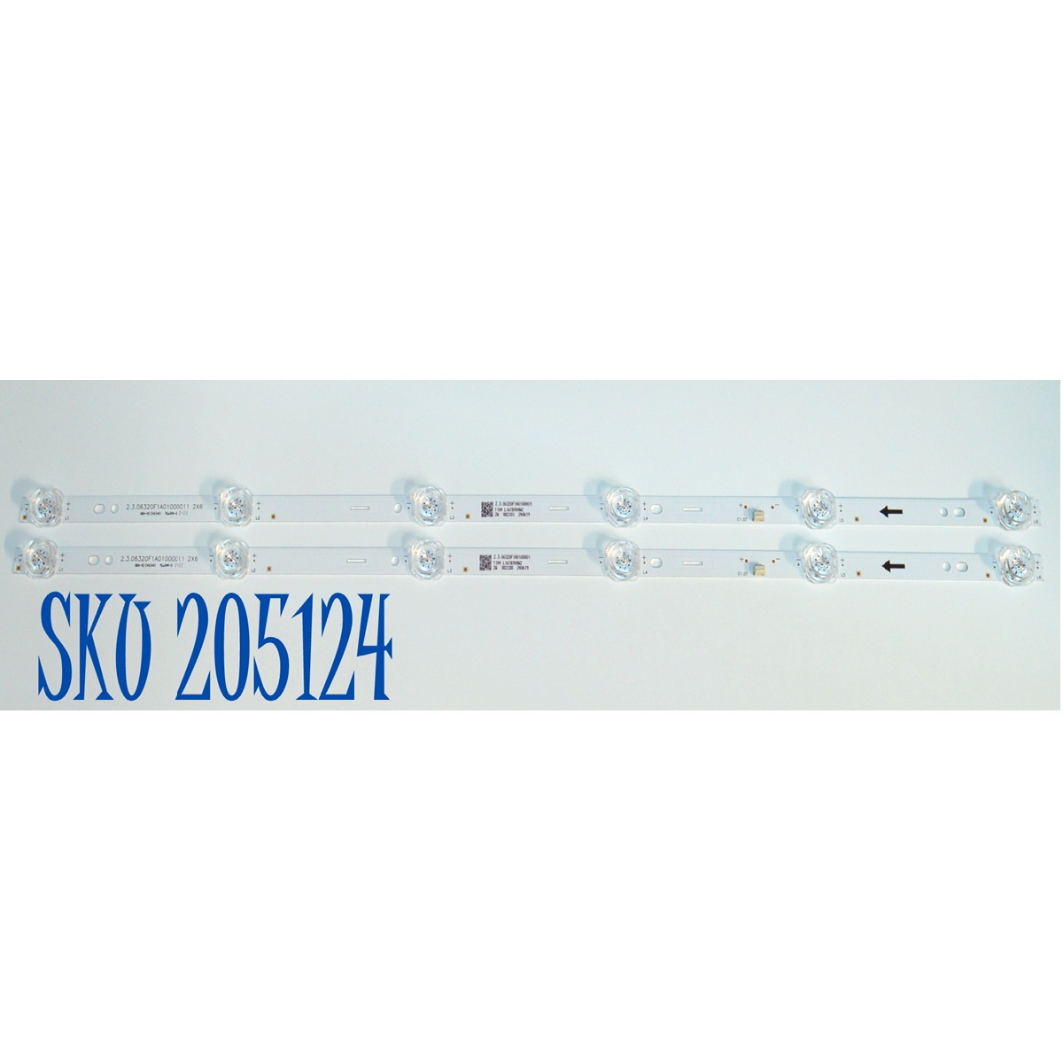 KIT DE LEDS ORIGINAL PARA TV CUORY 2 PIEZAS / NUMERO DE PARTE 2.3.06320F1A01000011 / L16TB3V8W2 / DISPLAY ST3151B07-1 VER.2.1 / MODELO CUO-HDTV32