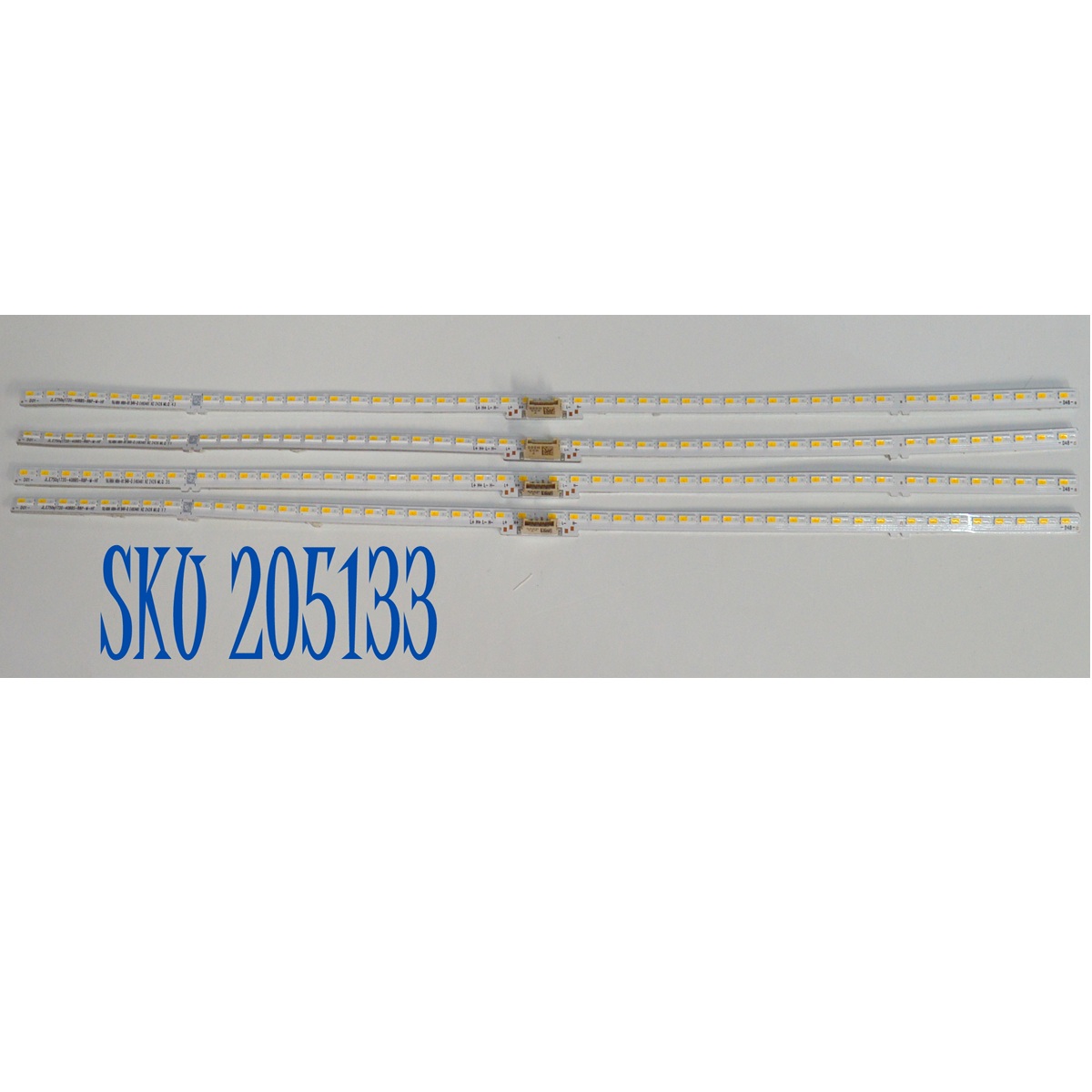 KIT DE LEDS ORIGINAL PARA TV SAMSUNG 4 PIEZAS / NUMERO DE PARTE JL.E750Q1720 / JL.E750Q1720-408BS-R8P-M-HF / PANEL CY-QD075FGHV9H / DISPLAY ST7461D04-1 V2.1 / MODELO QN75Q72DDFXZA / QN75Q72DDFXZA CG03