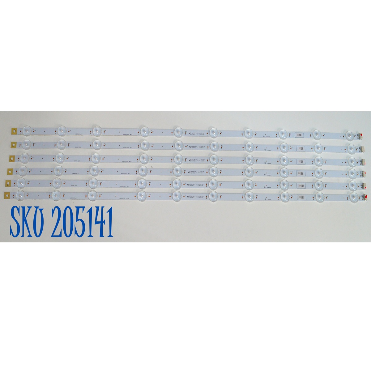 KIT DE LEDS ORIGINAL PARA TV PHILIPS 6 PIEZAS / NUMERO DE PARTE LB65090 / LB65090 V0_01 / UDULEDLXT031 REV.A / DLXT031 / PANEL UCF84XT-G045 / DISPLAY HV650QUB-F9A / MODELO 65PFL4756/F7