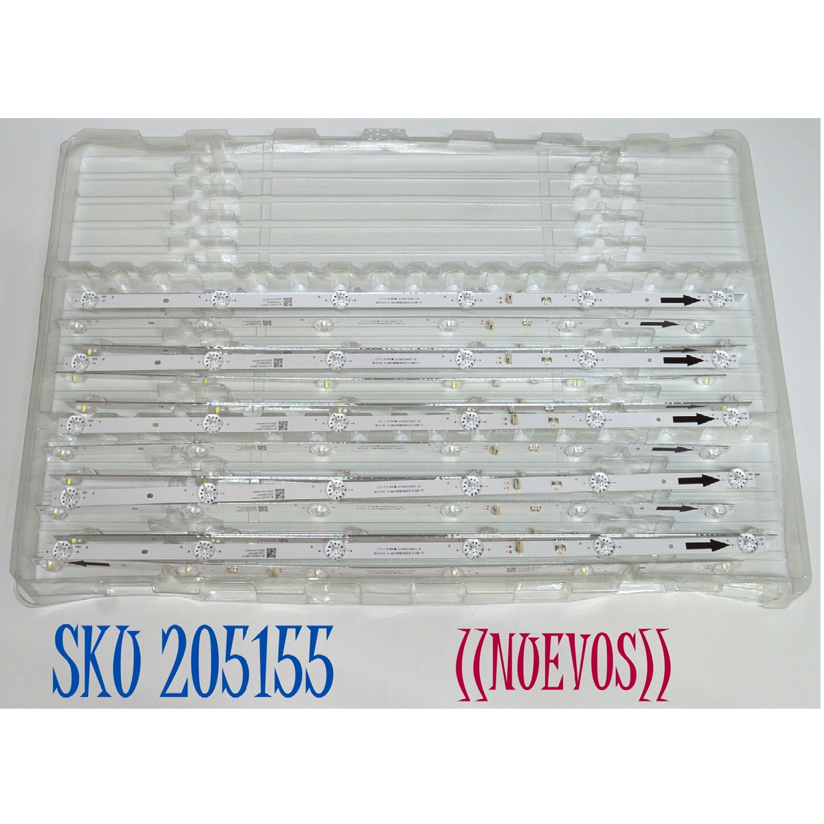KIT DE LEDS ORIGINAL PARA TV / NUMERO DE PARTE JJ-0912-D32030601AM-S / 4LT-ZX032T-JN001X / T320H3MW501 / 250212JA2-000229 / MODELO 32"