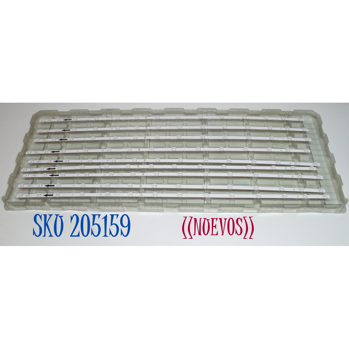 KIT DE LEDS ORIGINAL NUEVOS PARA TV / NUMERO DE PARTE 50HR332M14N01 / 50HR332M14N01 V1 / 50D6200 14X3-D07 / LK2A09R1B / 4L-ZX050T-HR022C / MODELO 50"