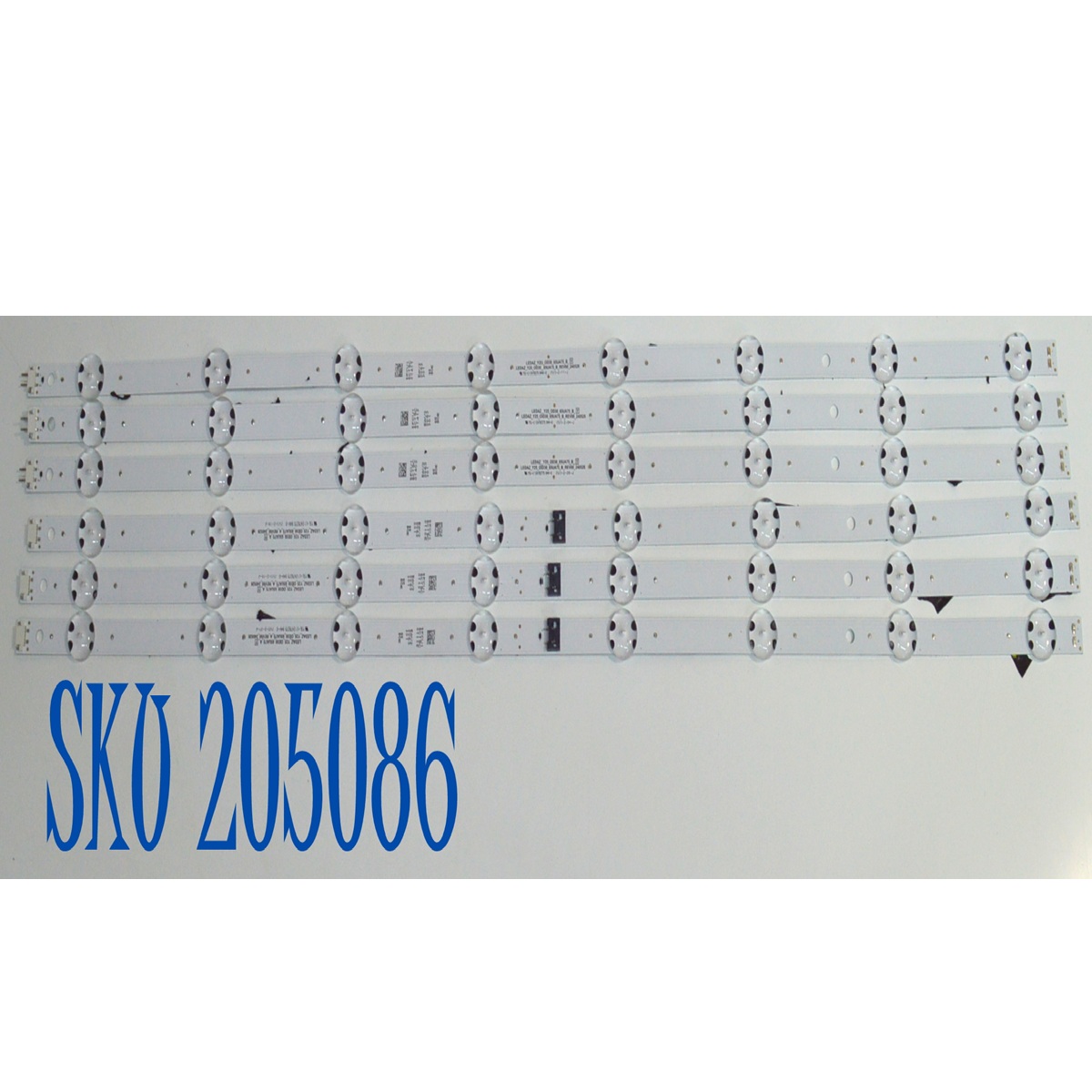 KIT DE LEDS ORIGINAL PARA TV LG 6 PIEZAS / NUMERO DE PARTE EAV30063201 / EAV30063301 / LEDAZ_Y25_OD30_65UA75_A_Y / LEDAZ_Y25_OD30_65UA75_B_REV00_240528 / PANEL NC650DQG-ABPH3 / DISPLAY HV650QUB-F9F / MODELO 65UA8000PSB / 65UA8000PSB.BWMFLKR