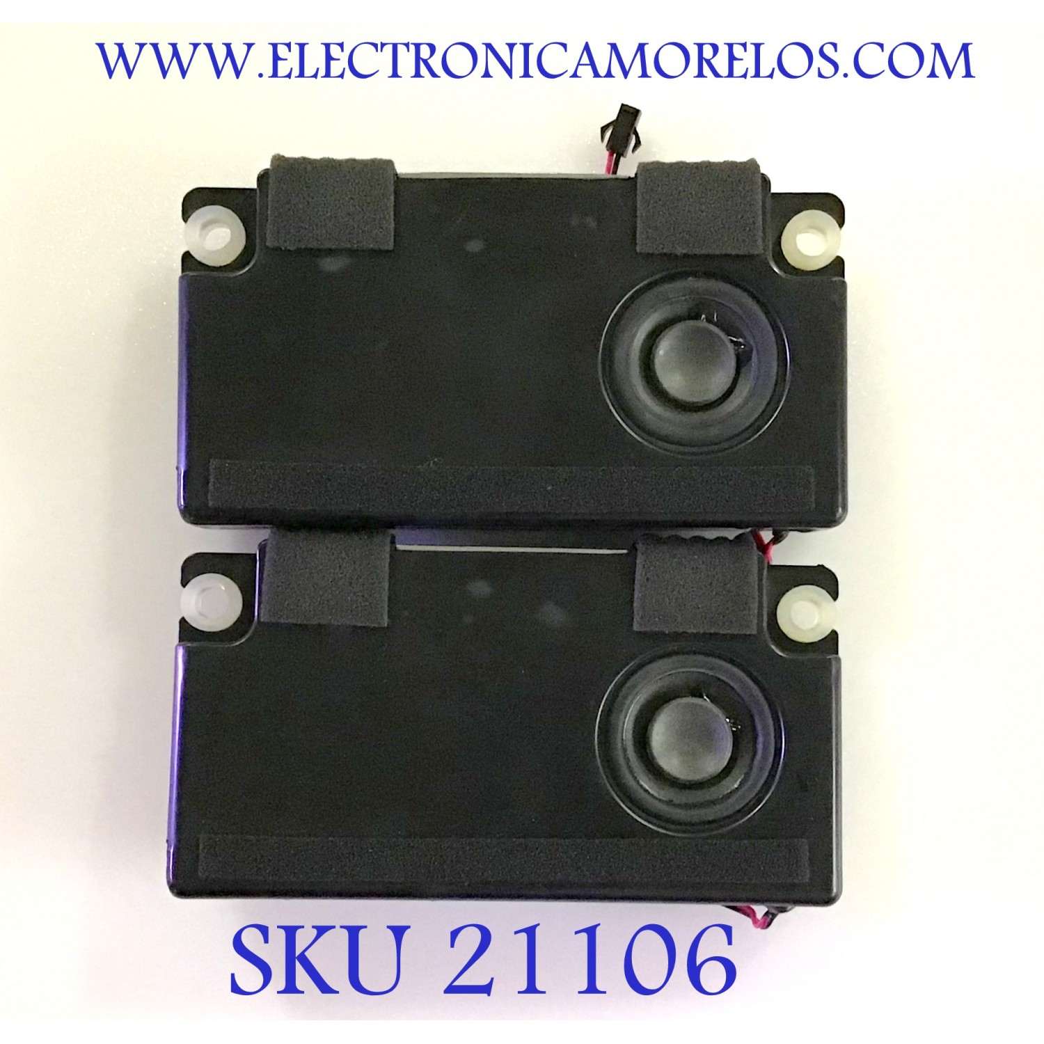 KIT DE BOCINAS PARA TV HISENSE / SW\YX917-1 / 142151 / VIT90170-10W8-01\ROH / MODELO 50H5G