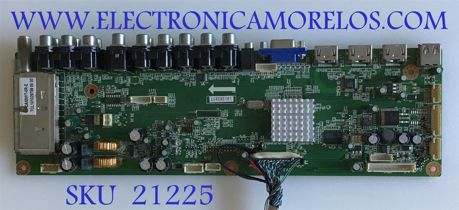 MAIN WESTINGHOUSE / 1012H2657 / 1.367.03101 / CV318H-D-12 / PANEL LK600D3LA38 / MODELO VR-6025Z TW-63501-P060A