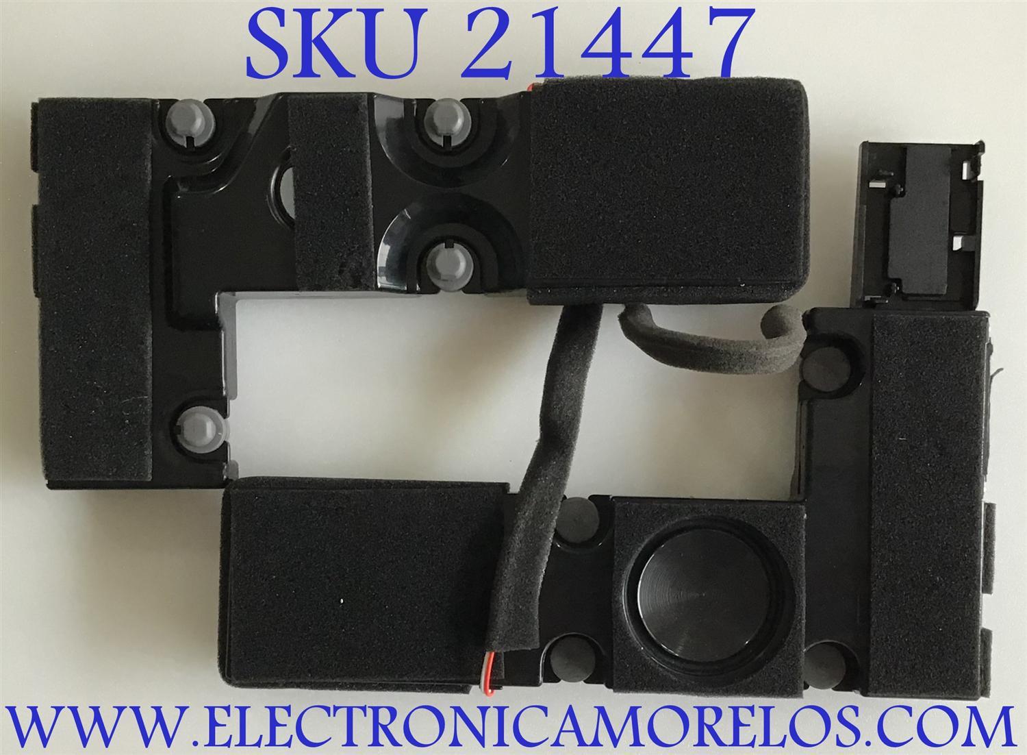 KIT DE BOCINAS PARA TV HISENSE / VIT130250-1248-01/ROH / 01180200070 / 18C301C2 / MODELO 55H9E