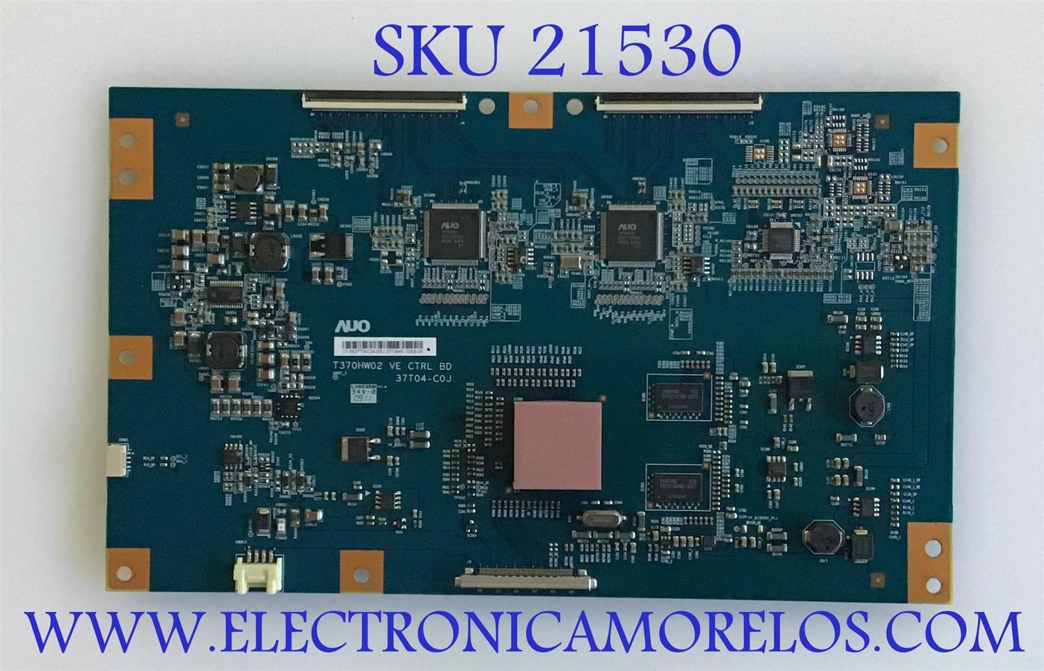 T-CON SAMSUNG / BN81-02369A / 37T04-C0J / 55.37T04.C34 / CTRL BD / 5537T04C34 / PANEL T370HW02 VE / MODELO LN37B650T1FXZA / SUSTITUTAS 55.46T03.C06 / 55.46T03.C16 / 55.46T03.C18 / 55.31T06.C05 / 55.46T03.C11 / 55.37T05.C02 / BN81-02346A - Imagen 1