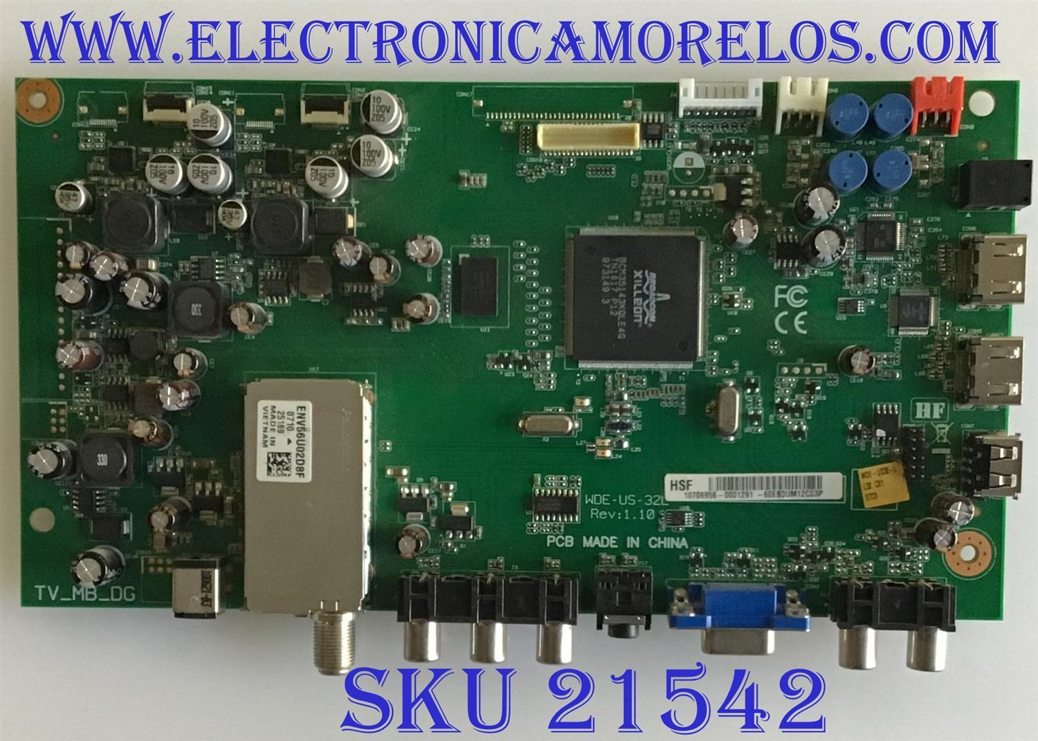 MAIN WESTINGHOUSE / 60.EB3UM.12C / WDE-US32-L / 60EB3UM12C03P / PANEL K315B6-E01 / MODELO LD-3255VX TW-61301-K032A