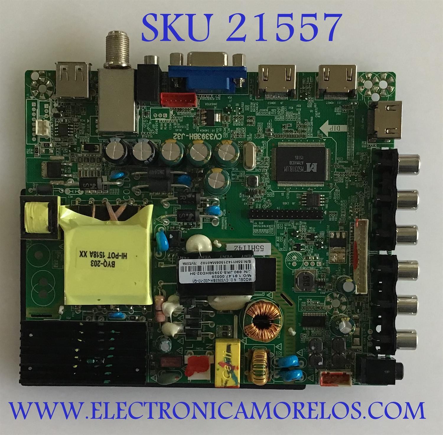 MAIN FUENTE (COMBO) / SIGCUS  / 55H1142 / CV3393BH-J32 / 890.JRS-3393BHD32-3H / 1.81.47.00025 / PANEL T420QVN01.0 / MODELO SGC42E
