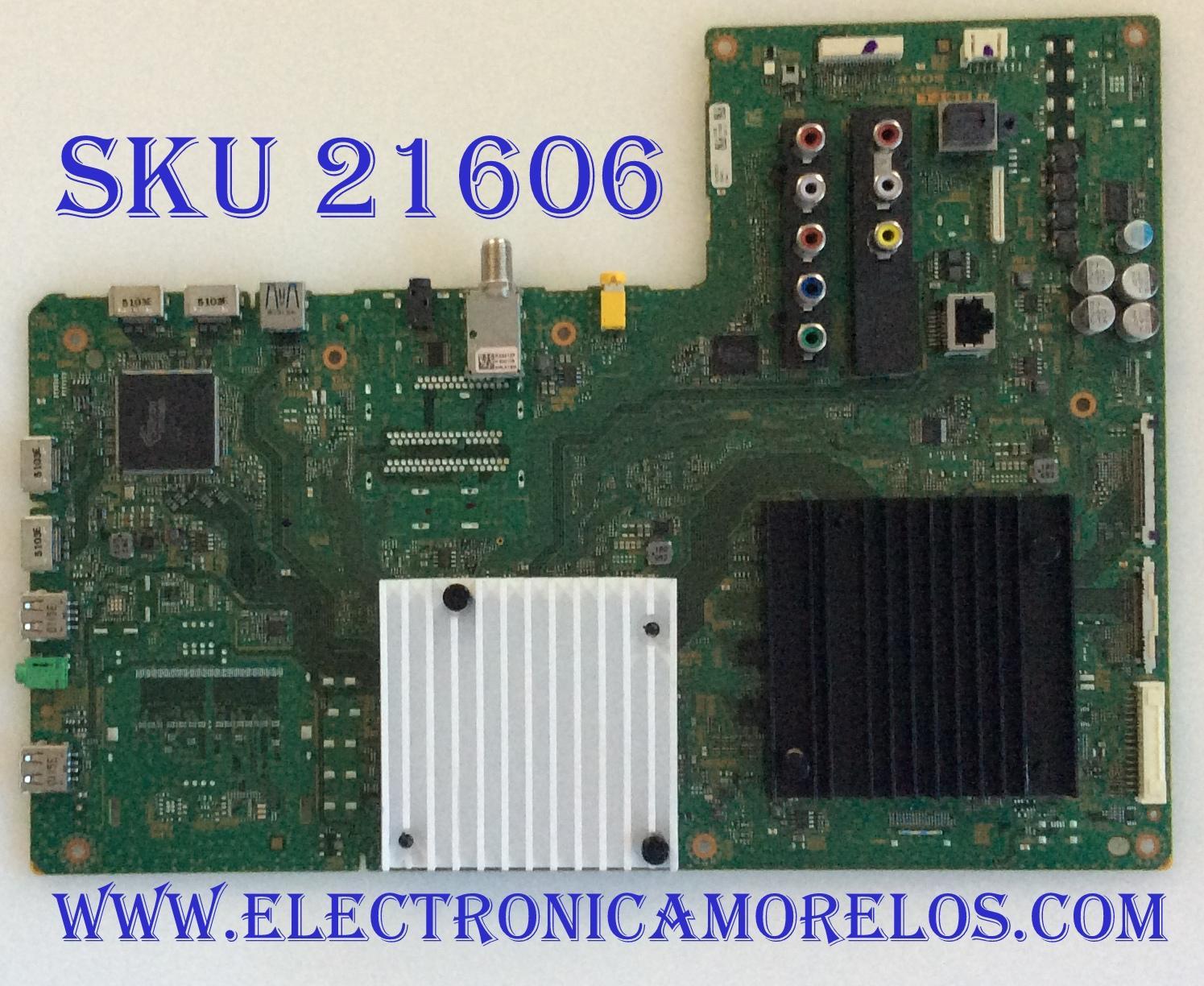MAIN SONY / A-2072-607-A / 1-894-596-21 / A2072607A / 189459621 / PANEL T650QVF06.2 / MODELO XBR-65X850C