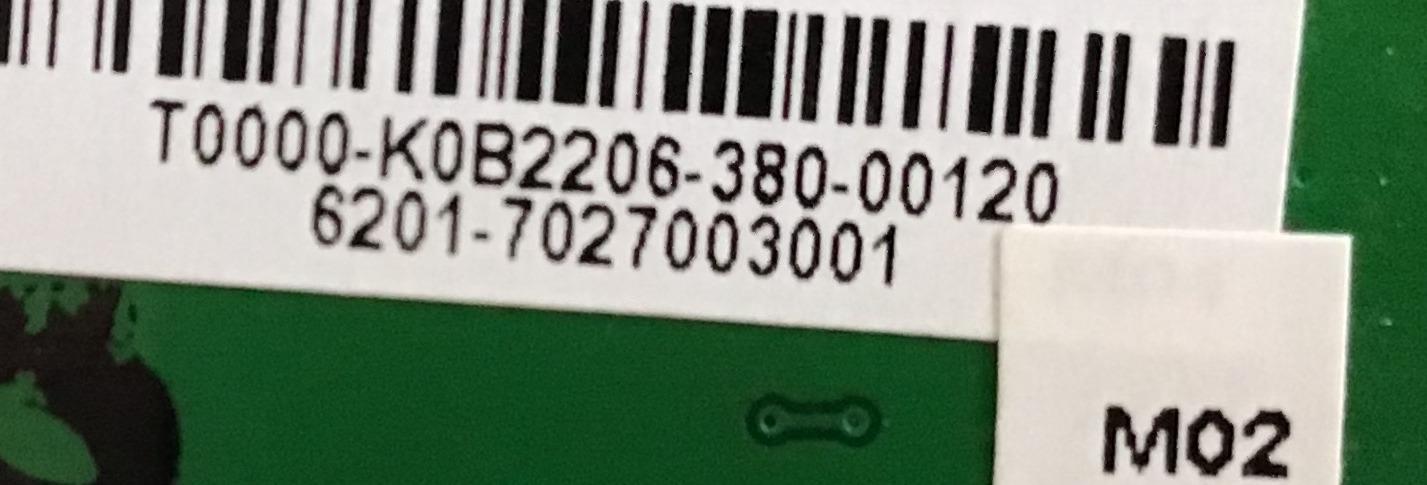MAIN AOC / 6201-7027003001 / JC279XX61UA / 2202546301P / PANEL M270H1-L01 Rev.C3 / MODELO LC27H060 - Imagen 3