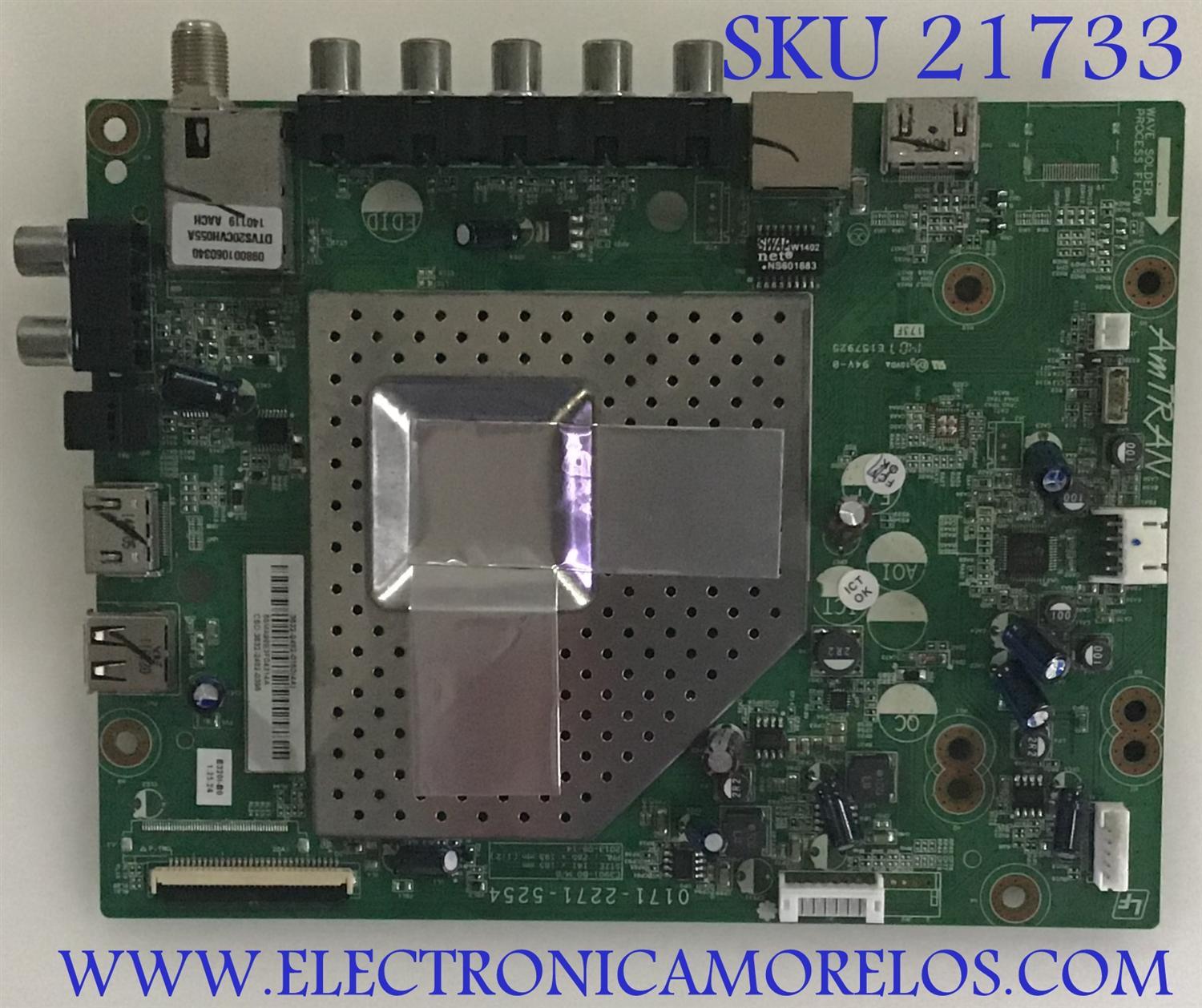 MAIN VIZIO / 3632-2482-0150 / 0171-2271-5254 / 3632-2482-0395 / MODELO E320I-B0 LAQAPKEQ / E320I-B0 LAUAPKEQ