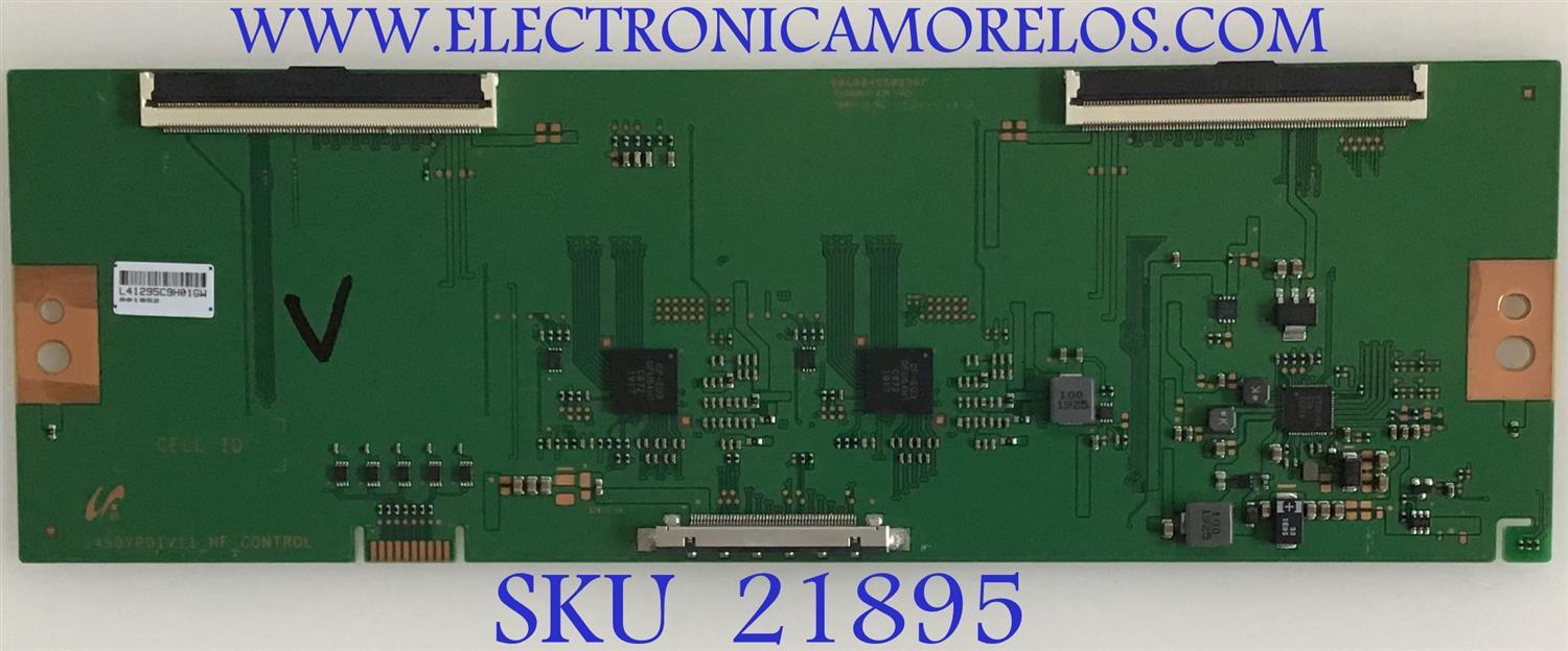 T-CON PARA MONITOR SAMSUNG QLED / NUMERO DE PARTE LJ94-41295C / S06004SS0296C / S490YP01V11_HF_CONTROL / 41295C / PANEL'S CY-PM490LSLV2F / CY-PM490LSLV2V / MODELO LC49HG90 / LC49HG90DMNXZA