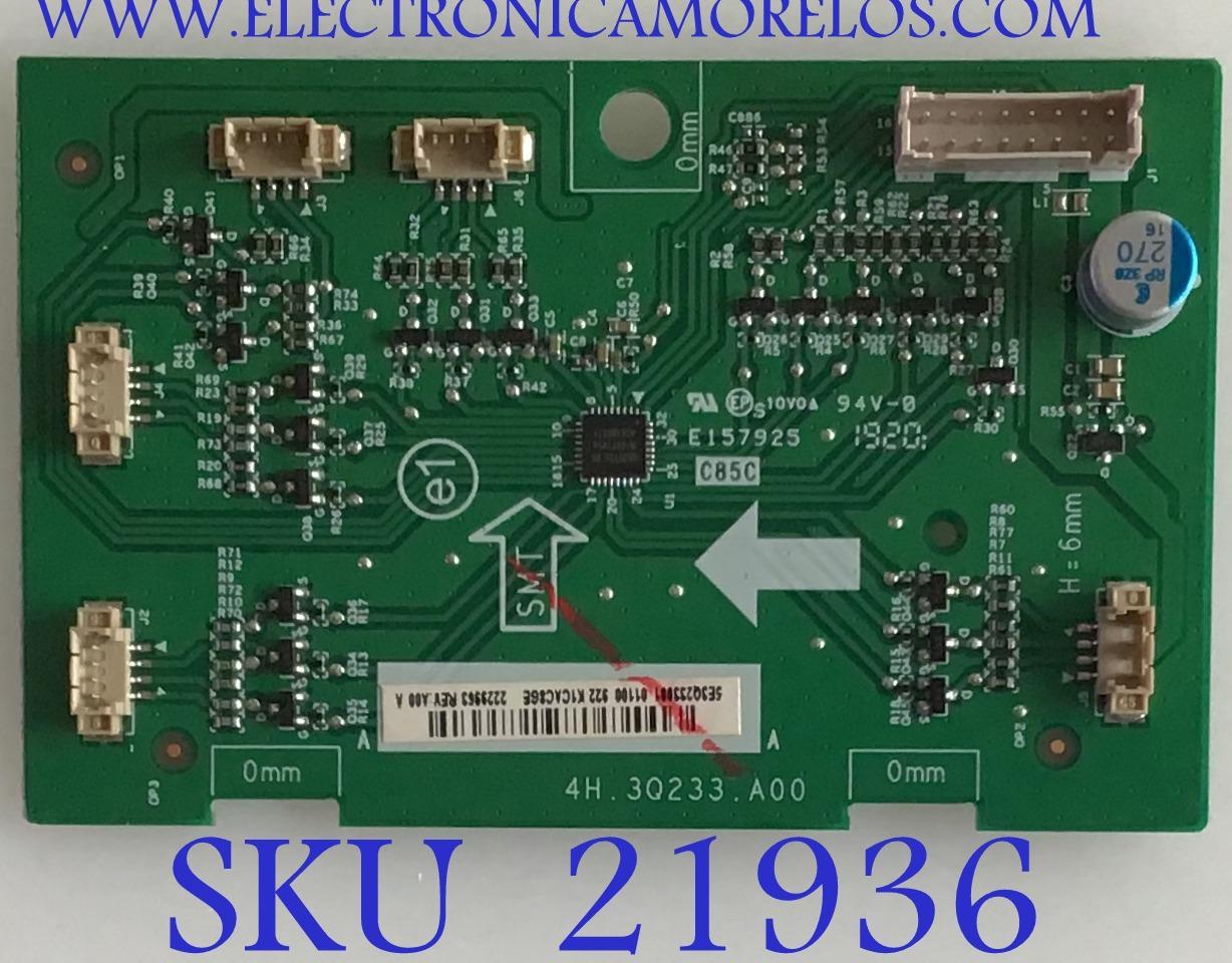 LED DRIVER DELL ALIENWARE / 5E3Q233001 / 4H.3Q233.A00 / PANEL LM340UW4(SS)(A1) / MODELO AW3418DWB