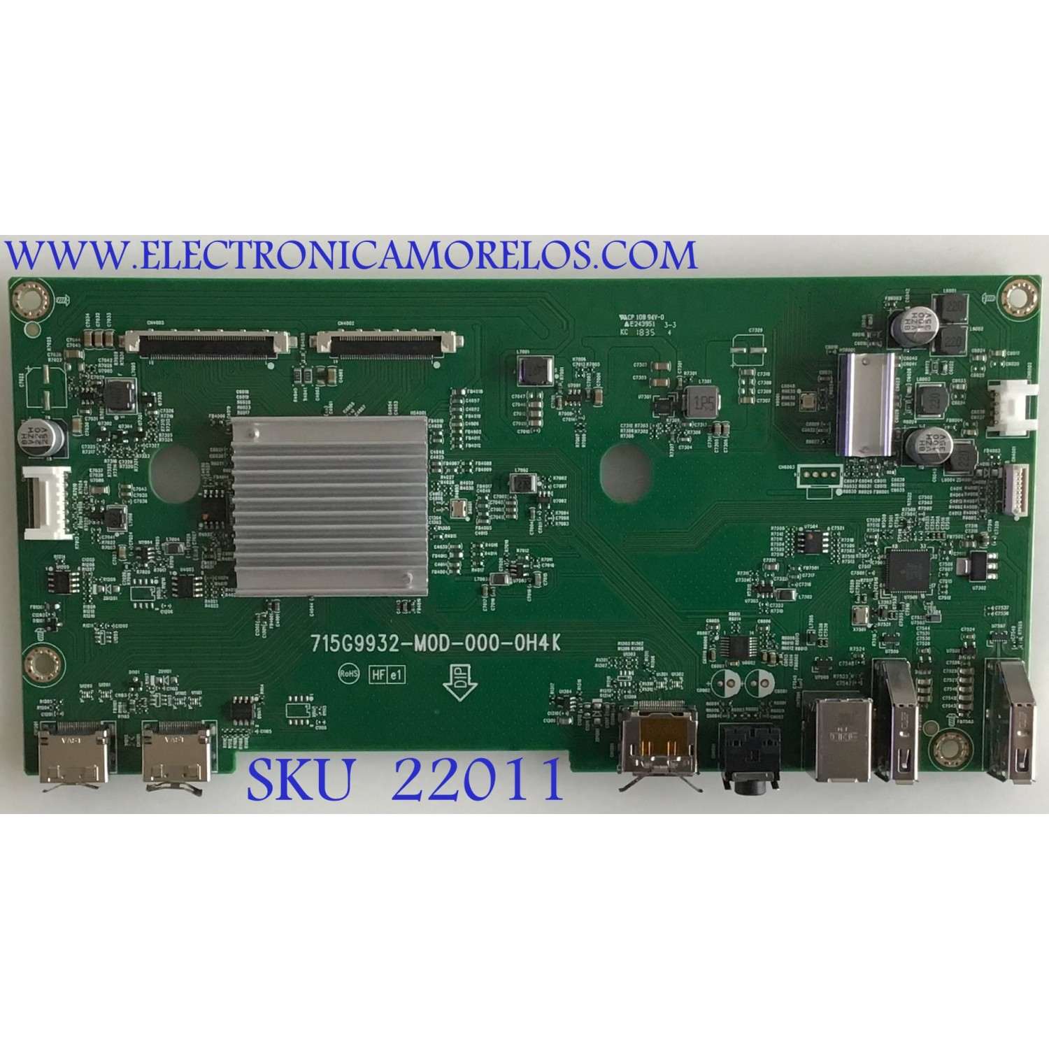 MAIN MONITOR DELL / GQICB0DL001 / 715G9932-M0D-000-0H4K / (Q)GQICB0DL001000Q / PANEL M320DVN02.0 / MODELO S3219DC