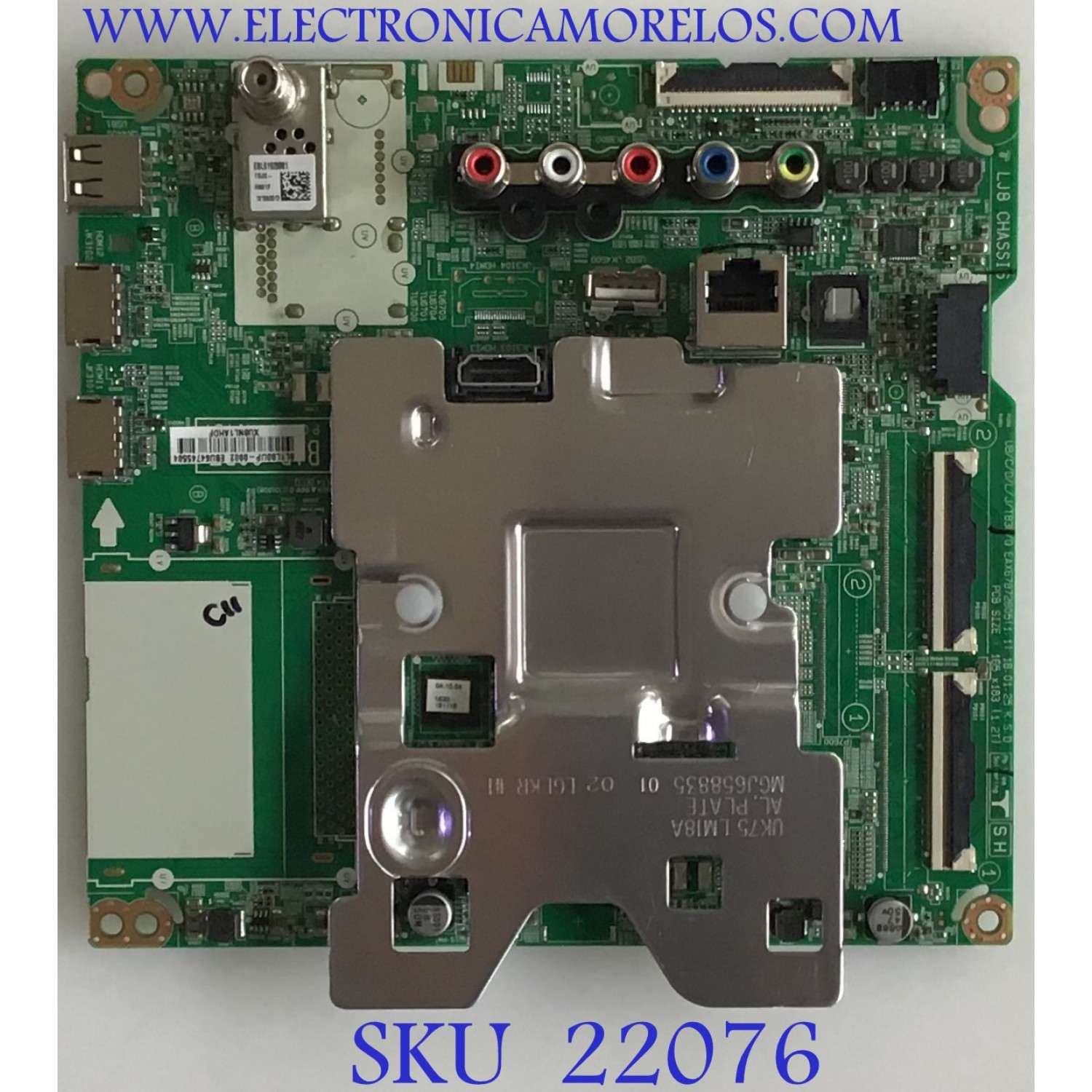MAIN LG / EBU64745504 / EAX67872805 (1.1) / PANEL NC490DGG AAGX3 / MODELO 49UK6300PUE.BUSWLJM