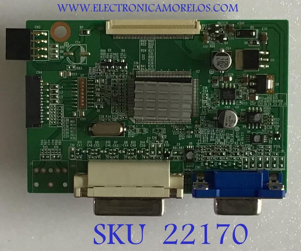 MAIN PARA MONITOR WESTINGHOUSE / 35-D019445 / A190A8-H-S5 / PANEL A220Z5 / MODELO L2210NW