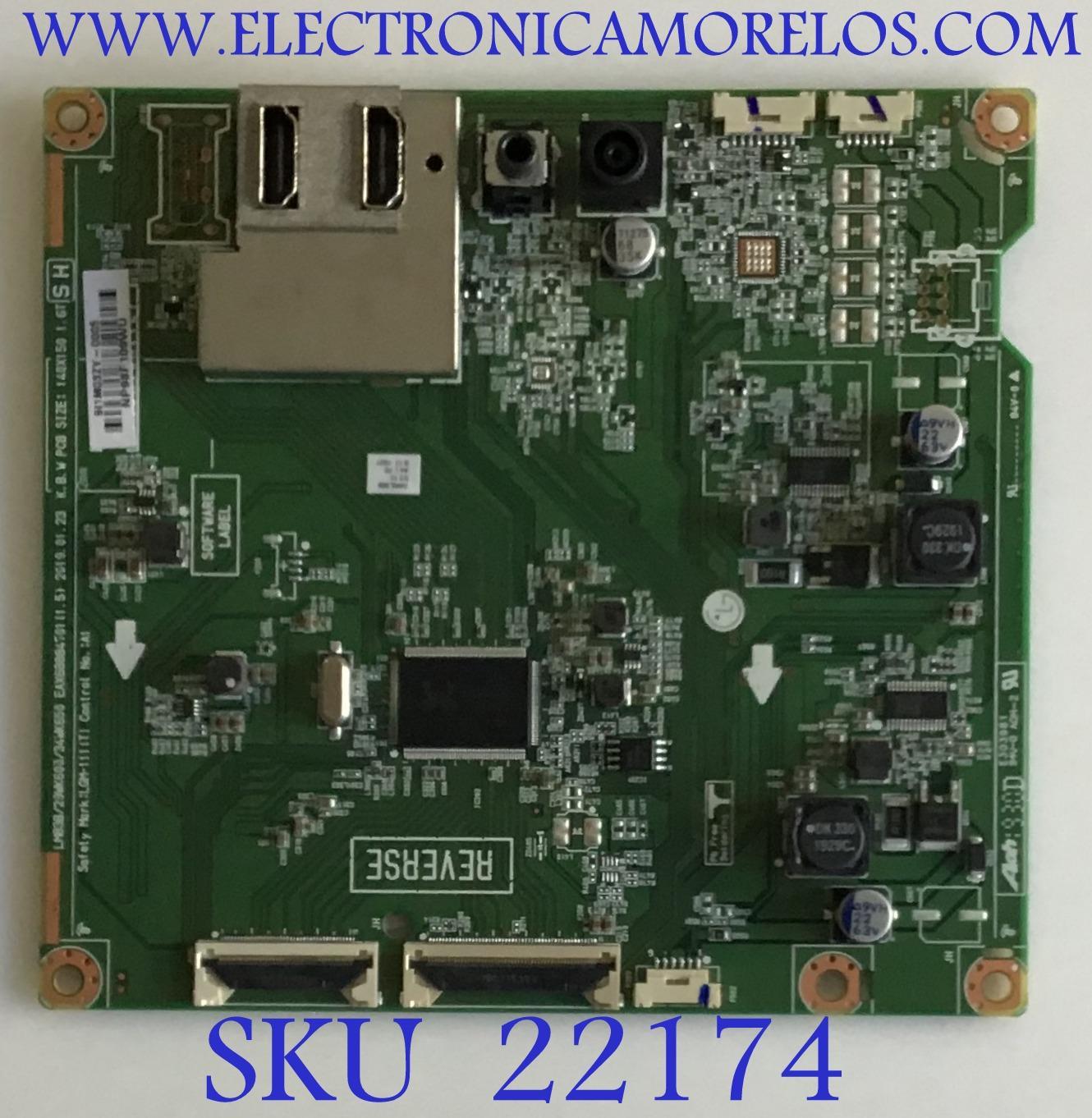 MAIN MONITOR LG / EAX68884701 / EAX68884701(1.0) / P98F109WU / PANEL SEM340F0 (BD0-M01) / MODELO 34WL500-BJ.AUSENSN