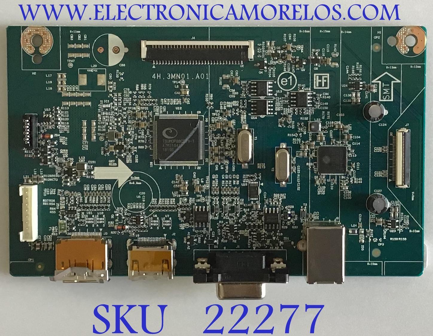 MAIN PARA MONITOR HP / 5E3MK01001 / 4H.3MN01.A01 / 2033737 / PANEL LTM270HL04 / MODELO E273