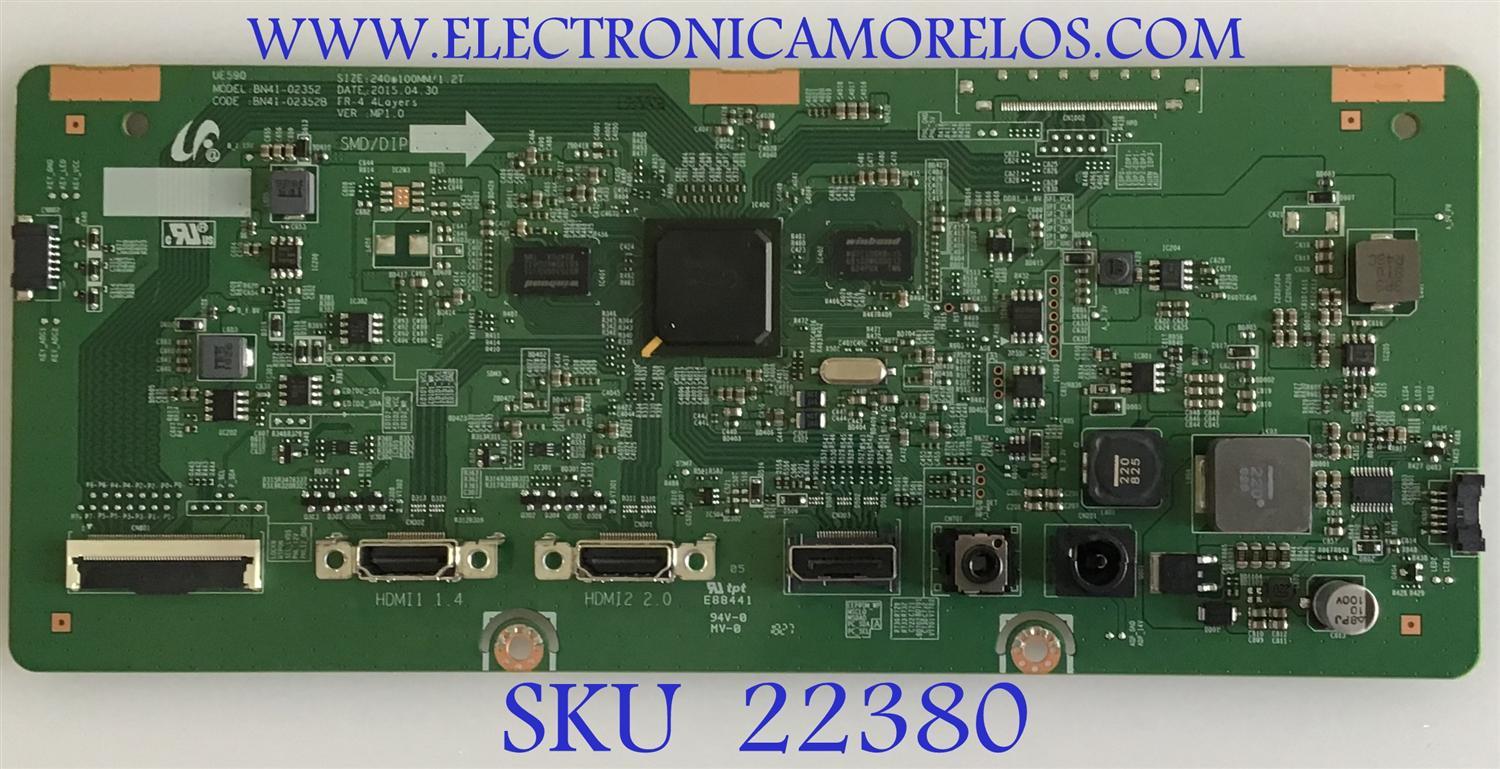 MAIN PARA MONITOR SAMSUNG / BN91-17819P / BN41-02352B / PANEL M280DGJ-L30 / MODELO LU28E570DS/ZA LA01