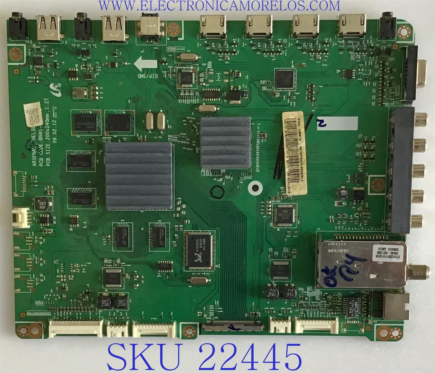 MAIN PARA TV SAMSUNG / BN94-02821A / BN41-01170B / BN97-03137A / PANEL PN50B860CY2F / MODELO S50FH-YB04