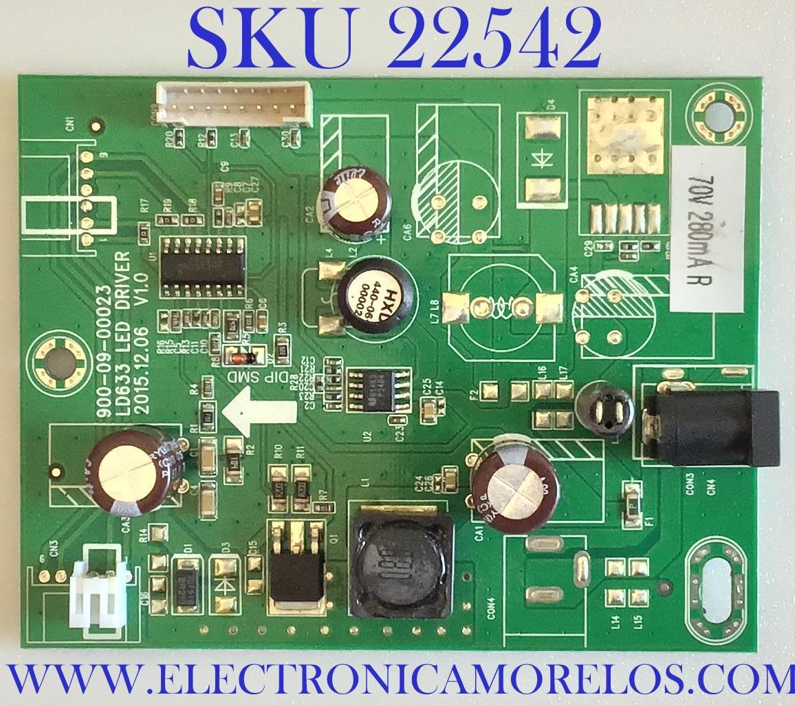 FUENTE DE ALIMENTACION PARA MONITOR / 900-09-00023 / 14001117969 / 1803081100315 / PANEL M238HVN01.0 / MODELO GVM24-0-8300-B