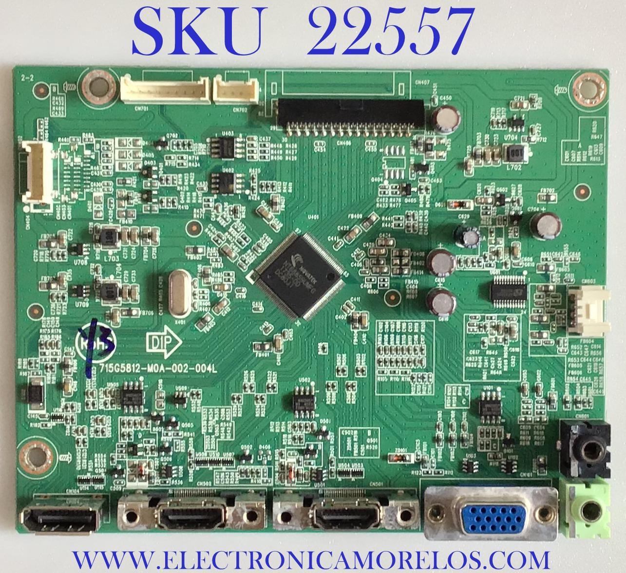 MAIN PARA MONITOR AOC / FGCB0AA590 / 715G5812-M0A-002-004L / (F)FGCB0AA5900000 / PANEL LM270WF (S2)(CD) / MODELO I2769VM