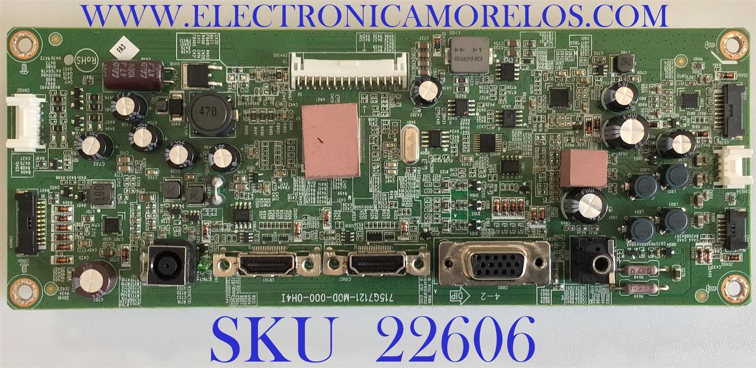 MAIN PARA MONITOR HP / GQECB0HP035 / 715G7121-M0D-000-0H4I / (Q)GQEB0HP035000Q / PANEL LTM270HP01 / MODELO 27C