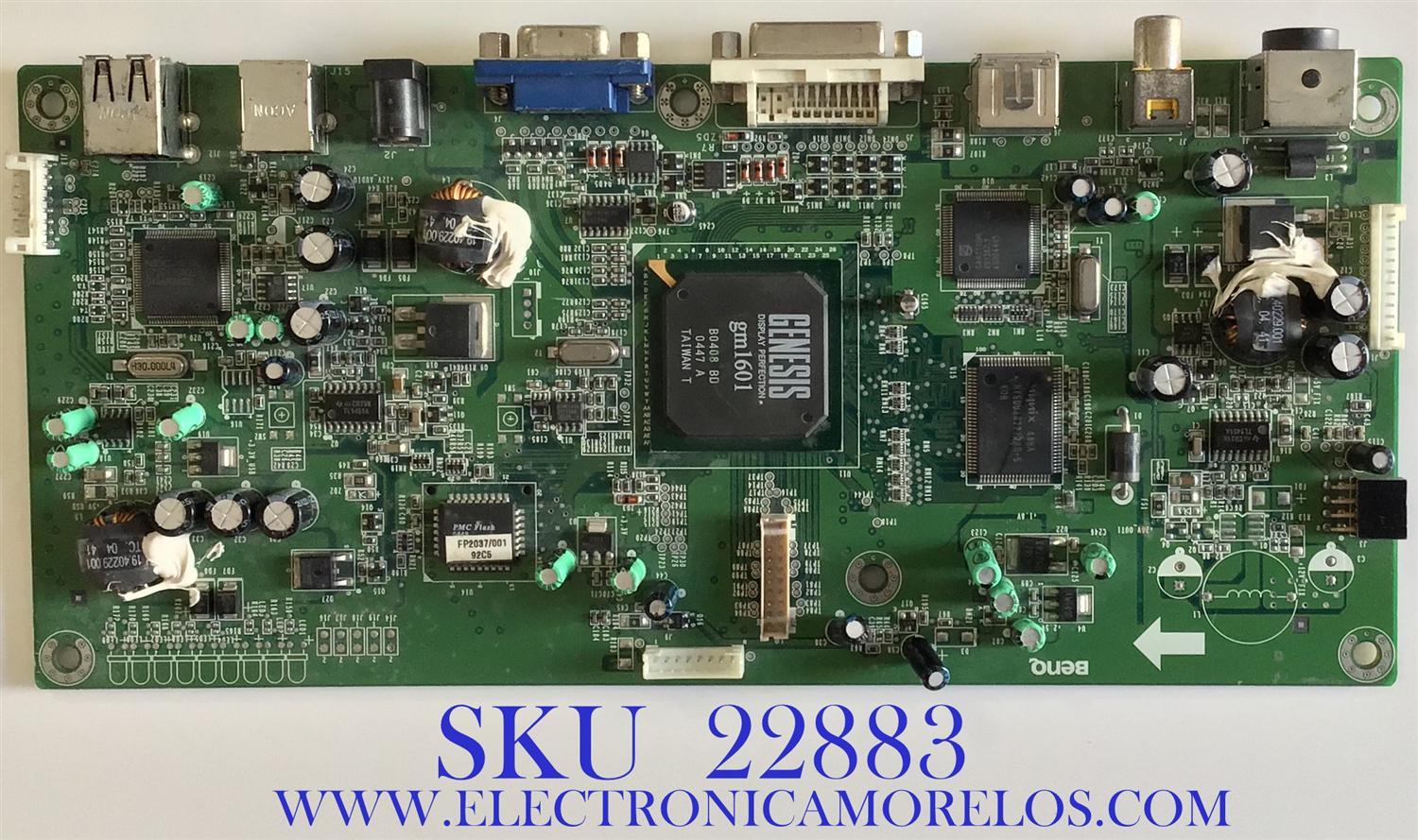 MAIN PARA MONITOR  BENQ / 55.L7501.001 / 48.L7501.A04 / 55L7501001 / MODELO FP2037
