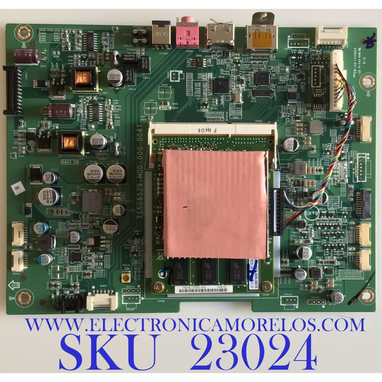MAIN PARA MONITOR AOC / GQGCB0AA061 / 715G8529-MOD-000-006T / (Q)GQGCB0AA0610000 / PANEL M350QVR01.0 / MODELO AG352UCG