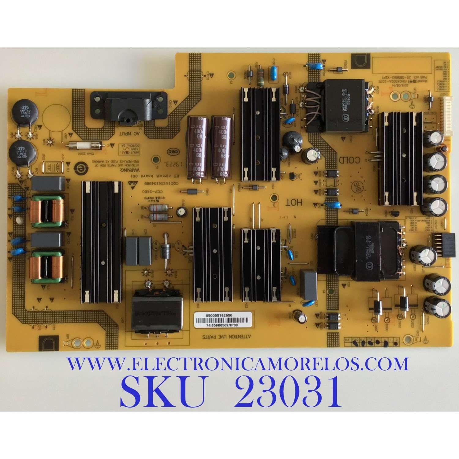 FUENTE DE PODER PARA TV VIZIO / 0500-0519-2650 / SHG4302A-237E / 050005192650 / PANEL HV430QUB-H10 / MODELO M437-G0 LAUFQWKV