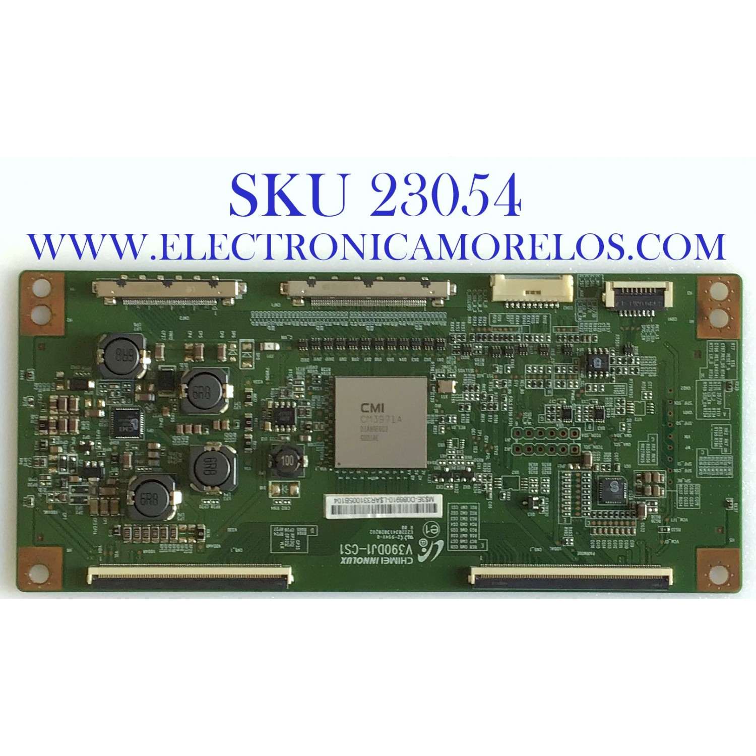 T-CON PARA TV SEIKI / 3E-D086910 / V390DJ1-CS1 / PANEL V390DK1-LS1 REV.C1 / MODELO SE39UY04	