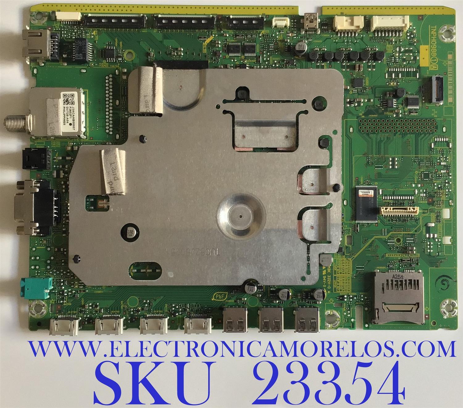 MAIN PARA TV PANASONIC / TXN/A1QZUUS / TNPH0988 / TNPH0988UC / PANEL MC153FJ1531 / MODELO TC-P60GT50
