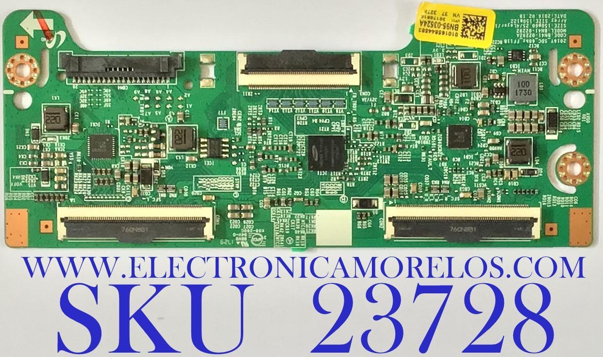 T-CON PARA TV SAMSUNG / BN95-03524A / BN41-02292A / PANEL CY-GJ032BGLVHH / MODELO UN32J5500AFXZA FB45