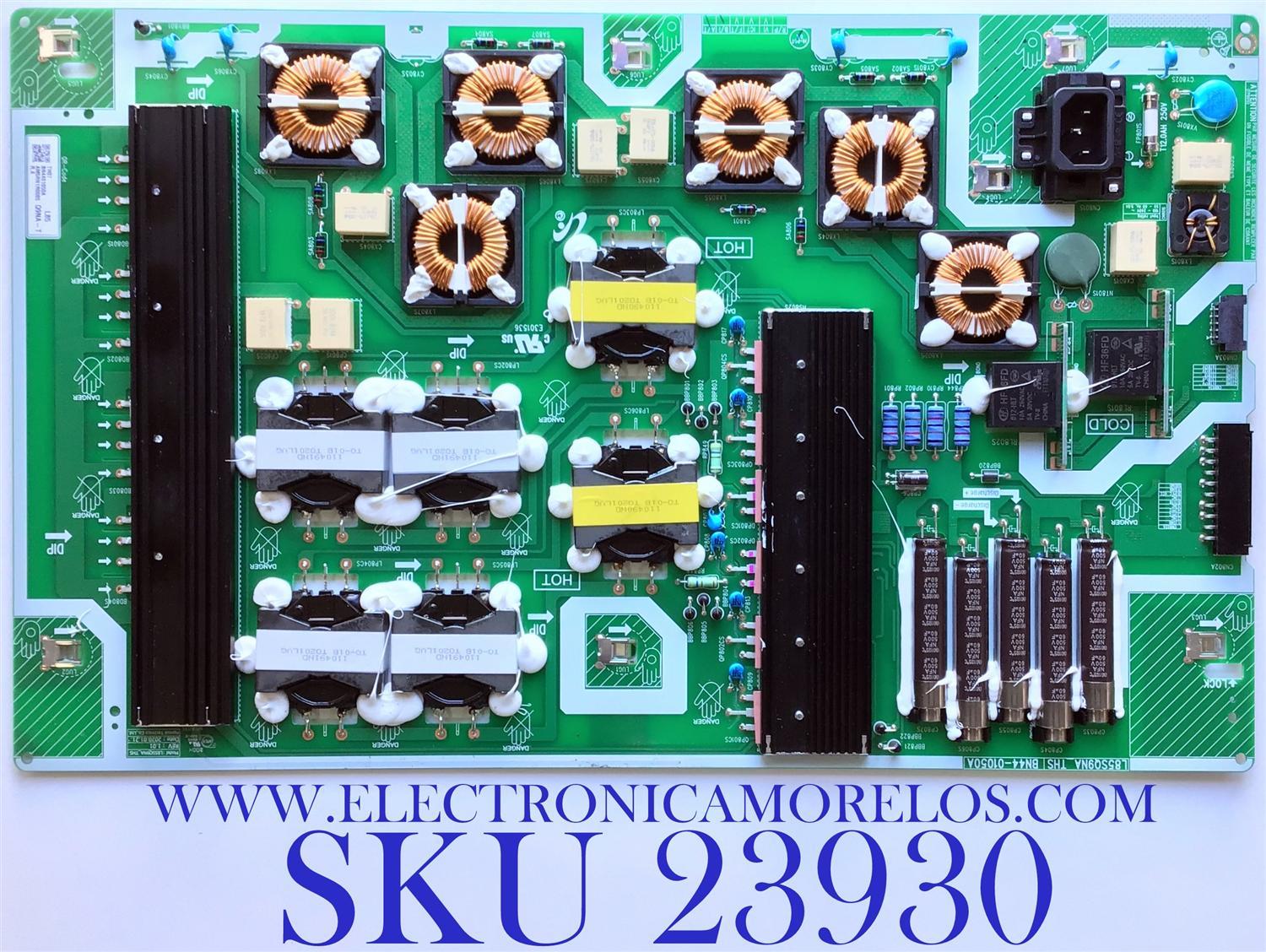 FUENTE DE PODER PARA TV SAMSUNG / NUMERO DE PARTE BN44-01050A / L85SQ9NA_THS  / BN4401050A / AM5RN210301 / PANEL CY-TT085JLAV2H / MODELO QN85Q900TSFXZA AA01