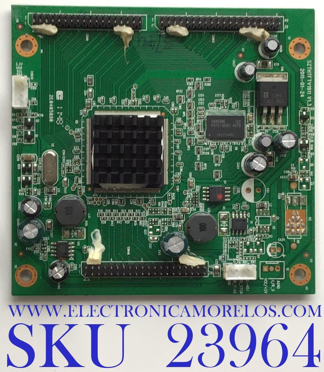 TARJETA DIGITAL PARA TV SEIKI / NUMERO DE PARTE  TI12101-1 / SZTHTFTV1911 V1.3 / 890-101-1911 / 20120423L02ZT01727 / PANEL T550H1-PS1-W01 VER.C1 / MODELO LE-55GB2