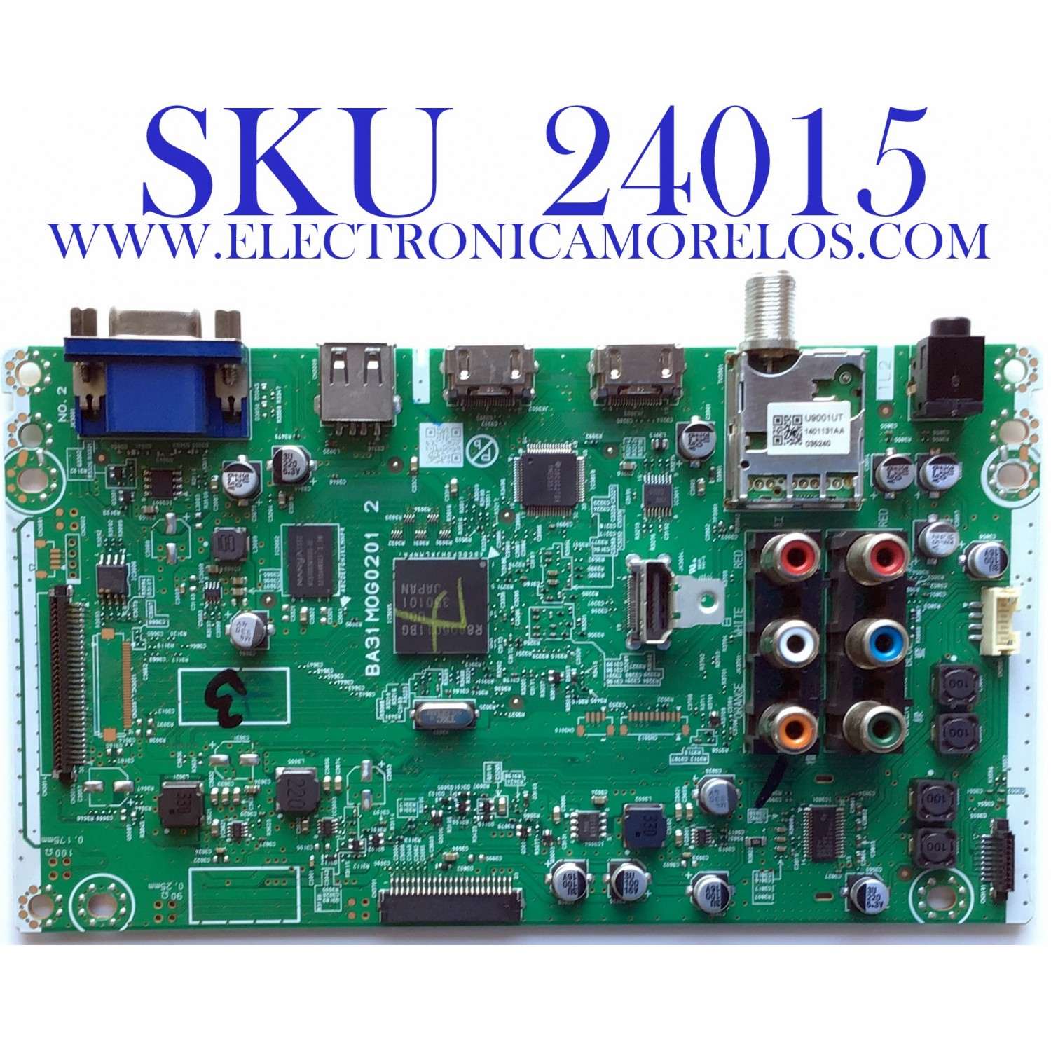 MAIN PARA TV PHILIPS / NUMERO DE PARTE  A31L2UT / BA31MOG02101 2 / PANEL V236BJ1-P01 REV.C2 / MODELO 24PFL4508/F7