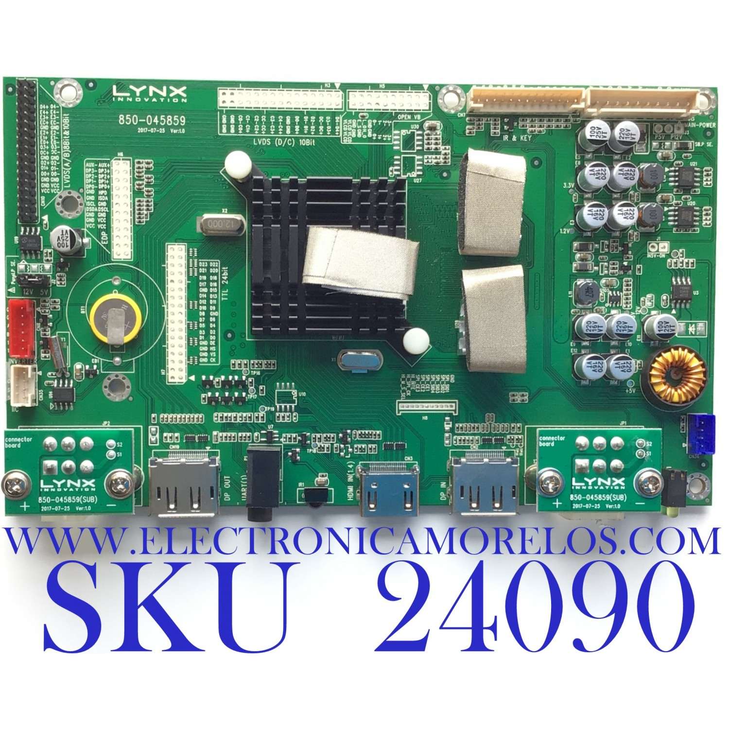 MAIN PARA TV LYNX / NUMERO DE PARTE 850-045859 / PANEL LM270WF8 (SS)(A1) / MODELO 850-046454