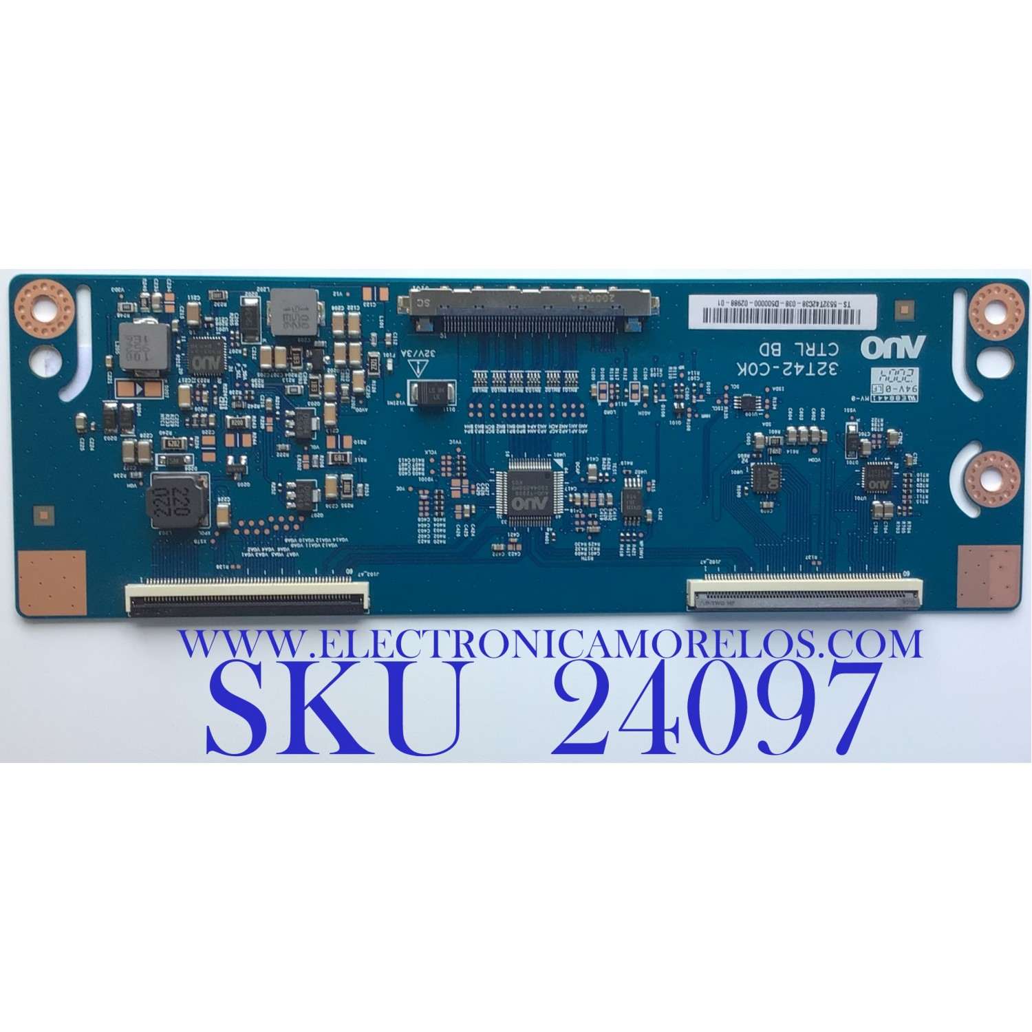 T-CON PARA TV VIZIO / NUMERO DE PARTE 55.32T42.C38 / 32T42-COK / 5532T42C38 / PANEL TPT320B5-HVN05.A REV:S601C / TPT320B5-HVN05.A REV:SB00A MODELO D32F-G4 LTMWQMMW / LBVAQPMW / D32F-G1 LTMWQM