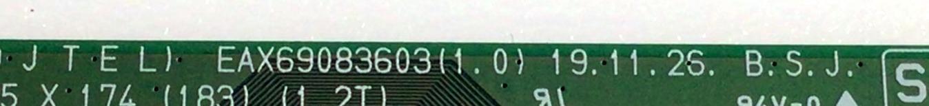 MAIN PARA TV LG NANO CELL / NUMERO DE PARTE EBT66498102 / EAX69083603(1.0) / EAX69083603 / PANEL NC650EQG-ABHH5 / MODELO 65NANO81ANA / 65NANO81ANA.BUSFLOR - Imagen 2