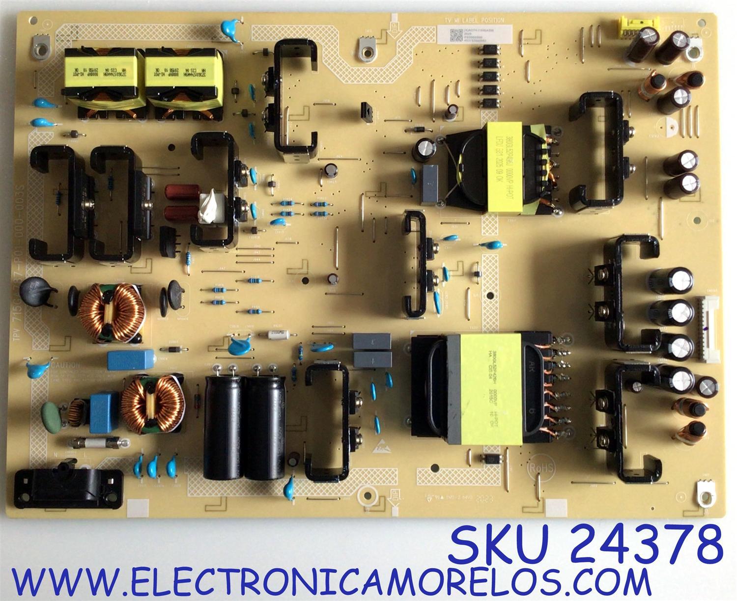 FUENTE DE PODER PARA TV VIZIO / NUMERO DE PARTE ADTVJ1840ABM / 715GA787-P01-000-003S / (X)ADTVJ1840ABM / PANEL LE650AQD (EN)(A2) / MODELO OLED65-H1 OTYPZSKW