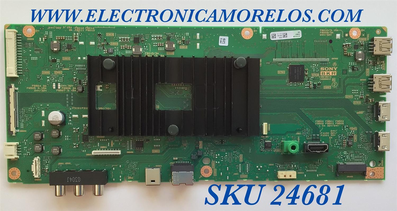 MAIN PARA TV SONY 4K UHD CON HDR RESOLUCION (3840 x 2160) / NUMERO DE PARTE A5019133B / 1-002-204-11 / 200804 / 100220211 / A-5019-133-B/ PANEL YSAF075CNU01/ MODELO KD-75X750H / KD75X750H
