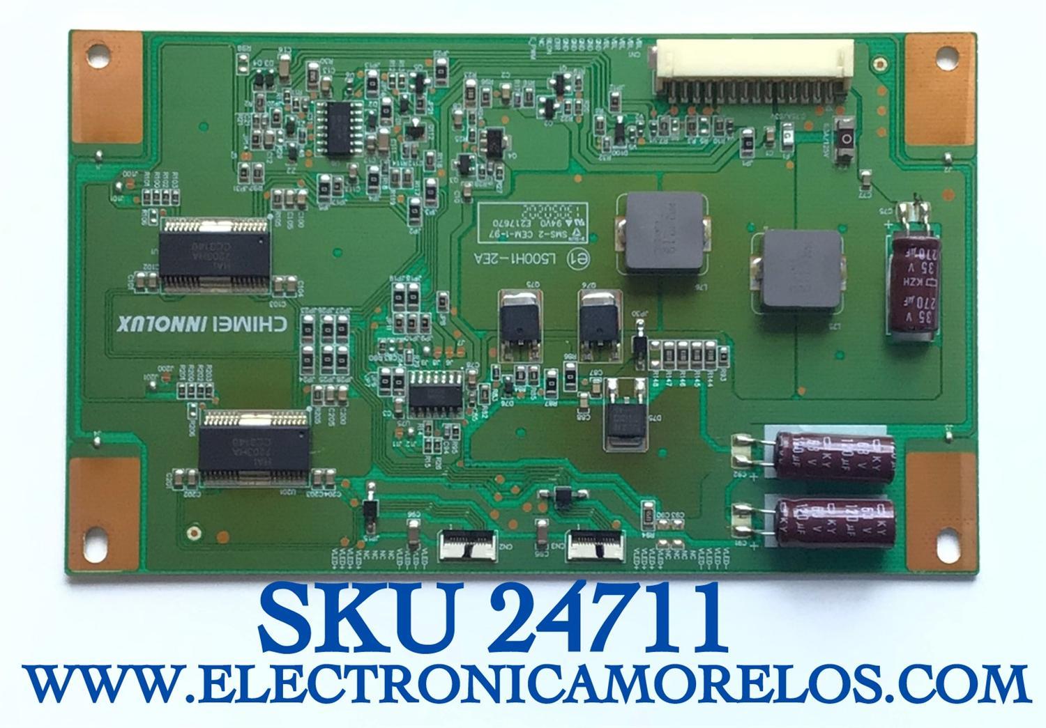 LED DRIVER PARA TV TCL / NUMERO DE PARTE 2G-D086840 / L500H1-2EA / HACMP1351718 / XNC351500BS02C / PANEL V500HJ1-LE1 Rev.C1 / MODELO LE50FHDE3010MMDAA / LE50FHDF3010TATBAA / PLDED5030A-B-RK A1311