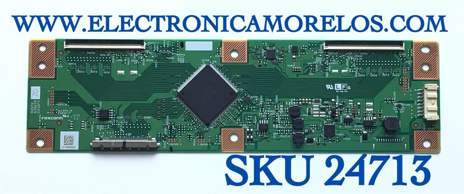 T-CON PARA TV JVC / NUMERO DE PARTE RUNTK6396TPZC / 1P-118BC00-4010 / RUNTK0418FV / RUNTK6396 / PANEL JE695R3HB9L / MODELOS LT-70MAW795 / E4AA70R / 100012588 ((70 PULGADAS)) / 100068378 ((70 PULGADAS))