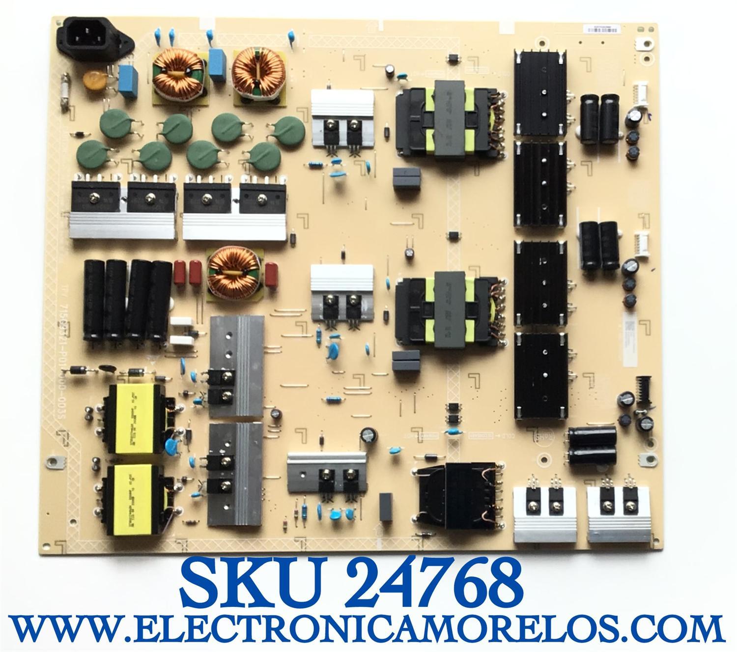 FUENTE DE PODER PARA TV VIZIO / NUMERO DE PARTE ADTVJ1860ABU / 715G9321-P01-000-003S / (X)ADTVJ1860ABU / KSP840601 / 5058437A0085 / PANEL T850QVF06.0 / MODELO P85QX-H1 /  P85QX-J01