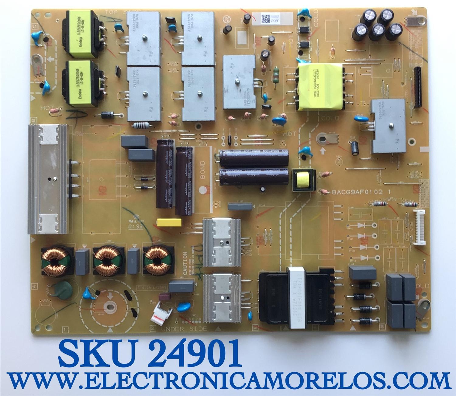 FUENTE PARA TV PHILIPS / NUMERO DE PARTE AD791MPWT / BACG9AF0102 1 / BACG9AF01021 / P000000671 / PANEL BOEI750WQ1-N9D / MODELO 75PFL5604/F7 / 75PFL5604